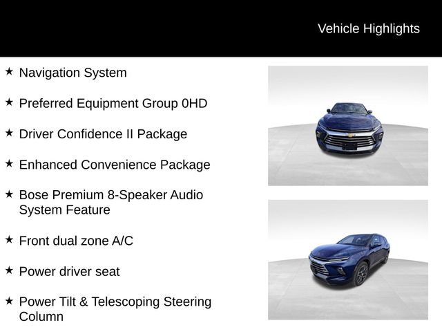 Certified 2023 Chevrolet Blazer Premier w/ Driver Confidence II Package AWD/4WD image 13