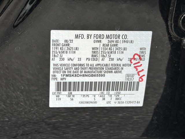 Used 2022 Ford Explorer XLT w/ Equipment Group 202A image 26