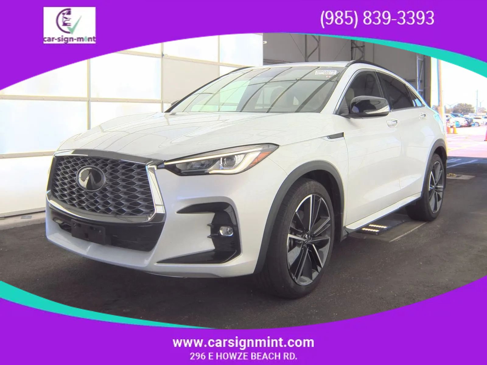 Used 2023 INFINITI QX55 Luxe w/ Cargo Package