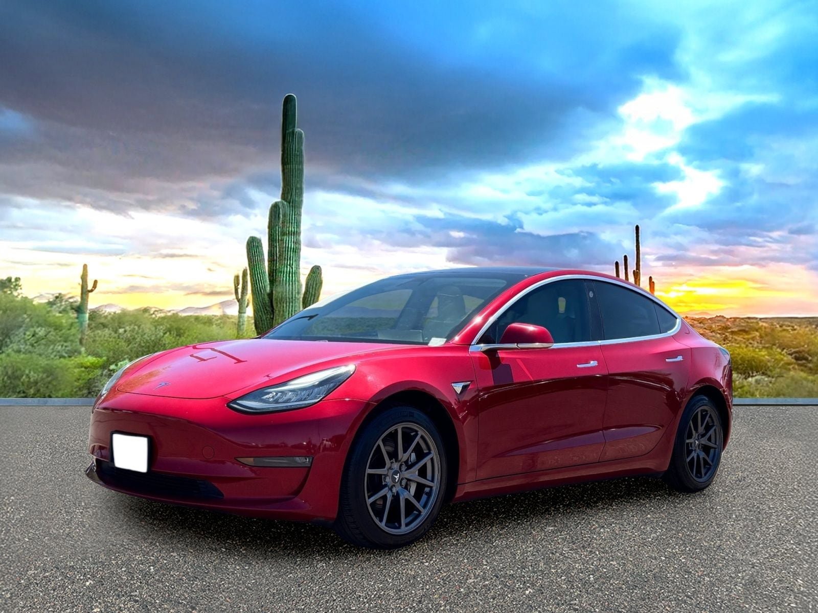 Used 2019 Tesla Model 3 Long Range AWD/4WD image 2