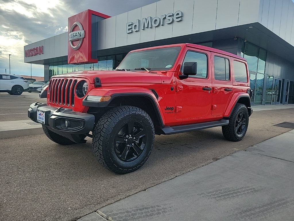 Used 2021 Jeep Wrangler Unlimited Sahara AWD/4WD image 1