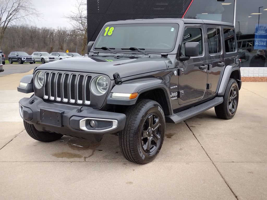 Used 2018 Jeep Wrangler Unlimited Sahara image 1