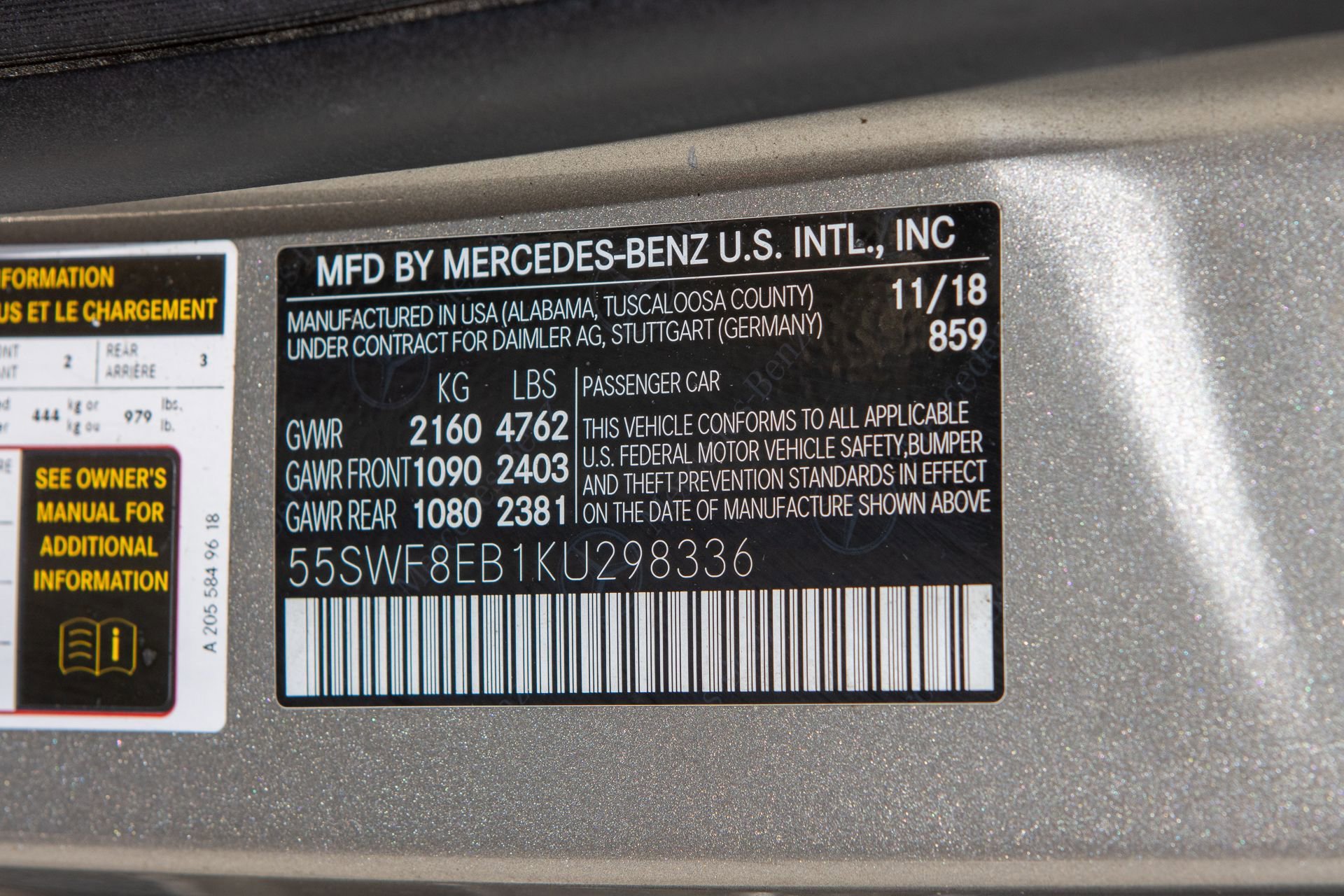 Used 2019 Mercedes-Benz C 300 4MATIC Sedan w/ Premium Package image 33