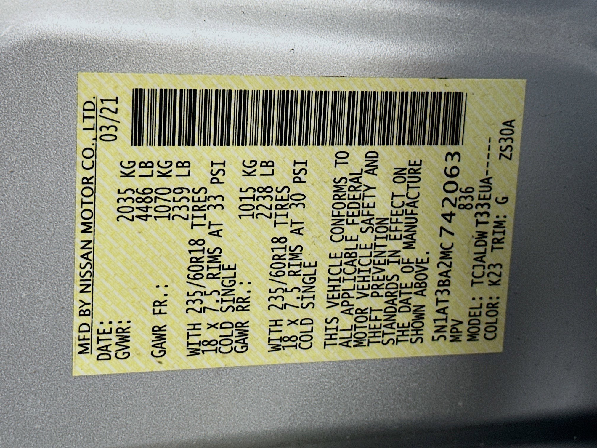 Used 2021 Nissan Rogue SV image 12