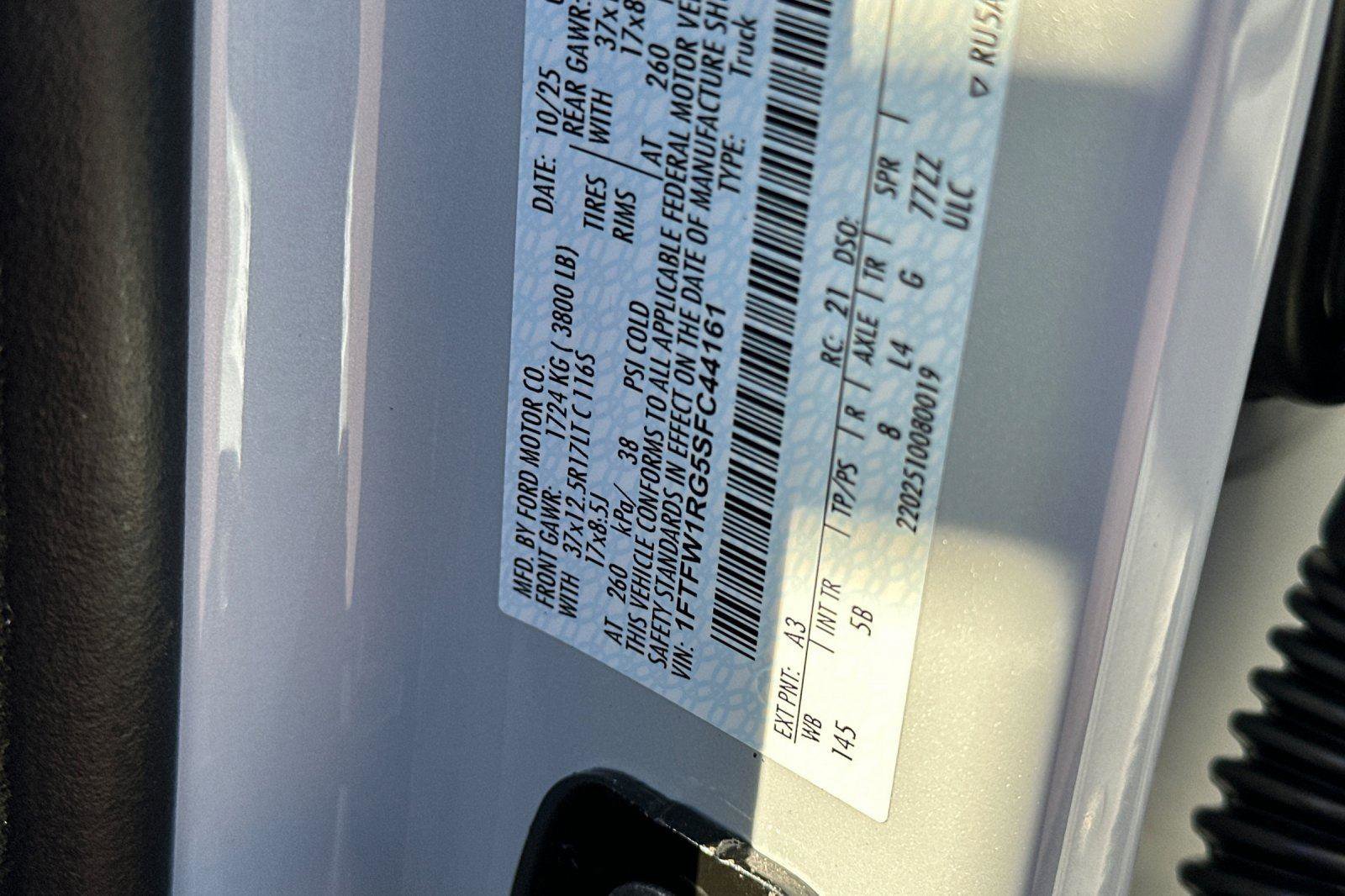 New 2025 Ford F150 Raptor image 27