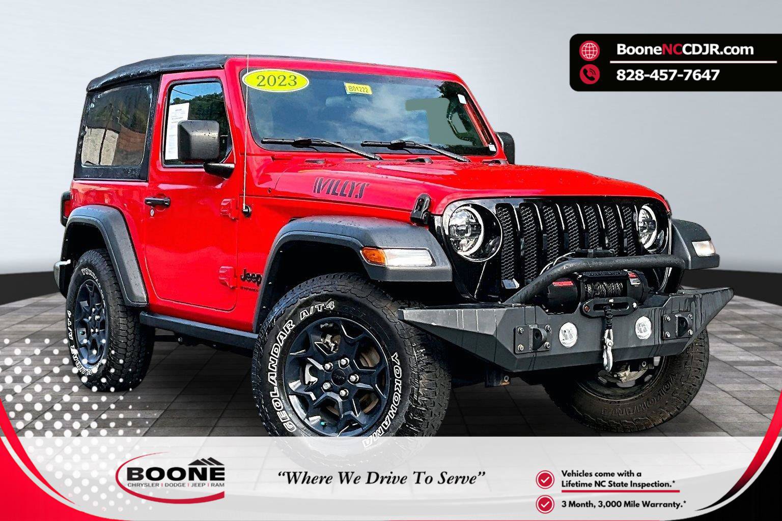 Certified 2023 Jeep Wrangler Sport