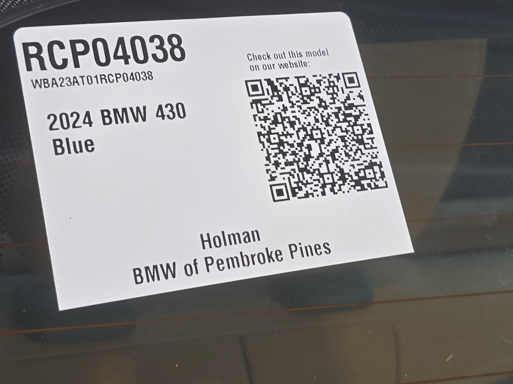 Certified 2024 BMW 430i Convertible w/ Convenience Package RWD image 25