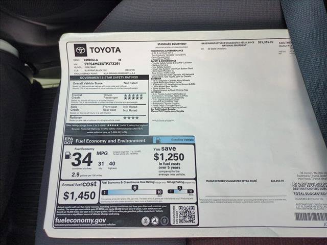 New 2026 Toyota Corolla SE FWD image 17