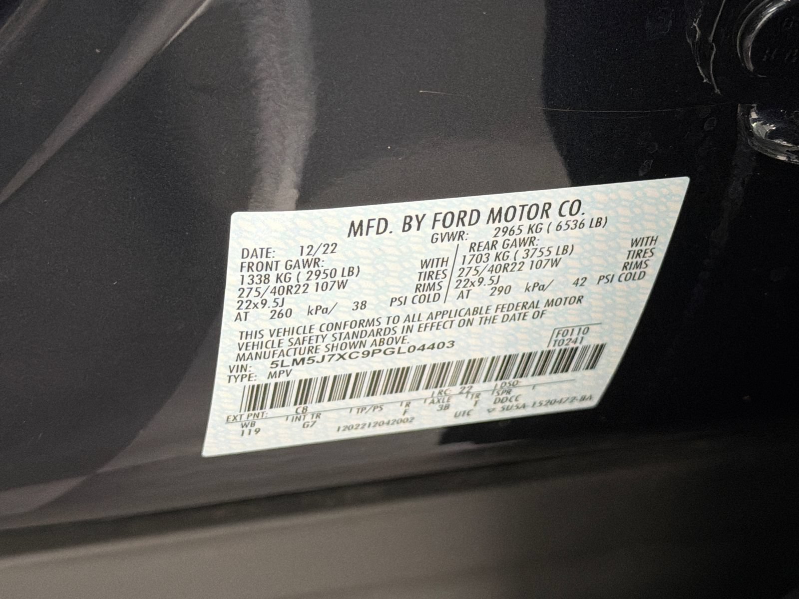 Used 2023 Lincoln Aviator Reserve w/ Equipment Group 201A AWD/4WD image 19