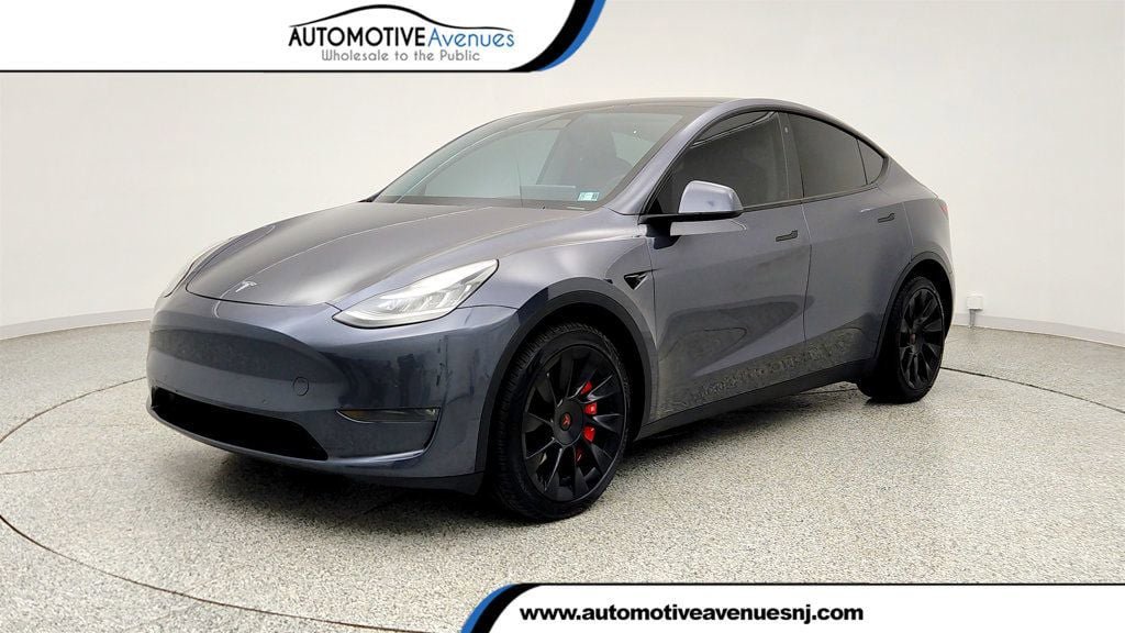 Used 2020 Tesla Model Y Long Range AWD/4WD image 1