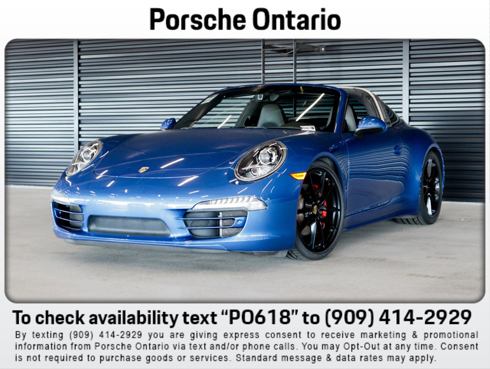 Used 2015 Porsche 911 Targa 4S