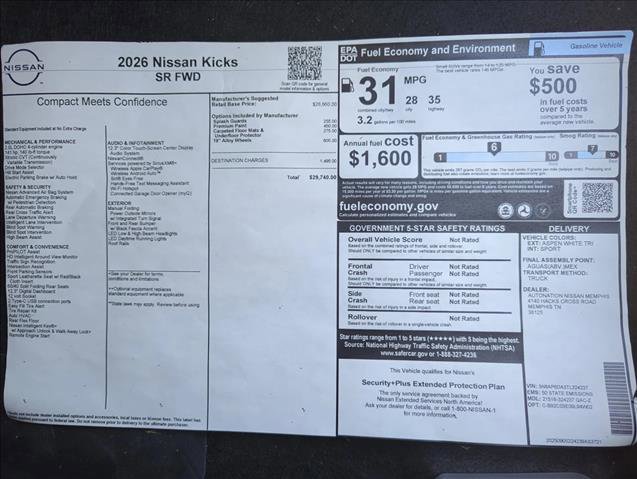 New 2026 Nissan Kicks SR image 19