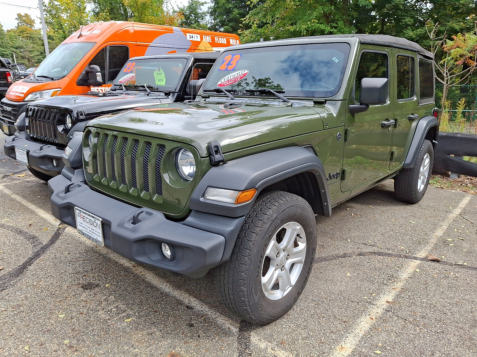 Certified 2023 Jeep Wrangler Unlimited Sport AWD/4WD image 3