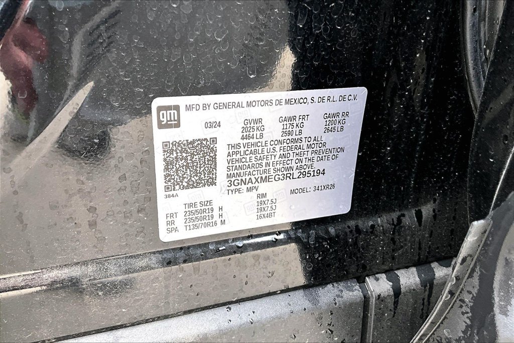 Used 2024 Chevrolet Equinox RS w/ LPO, Floor Liner Package FWD image 34