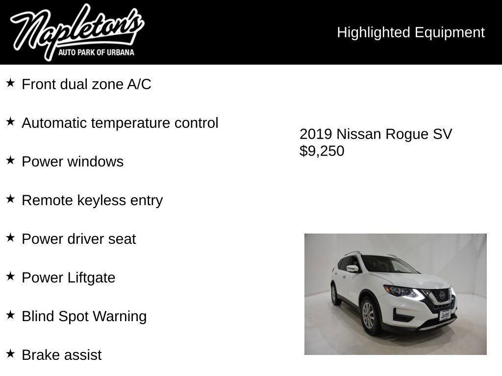 Used 2019 Nissan Rogue SV FWD image 15