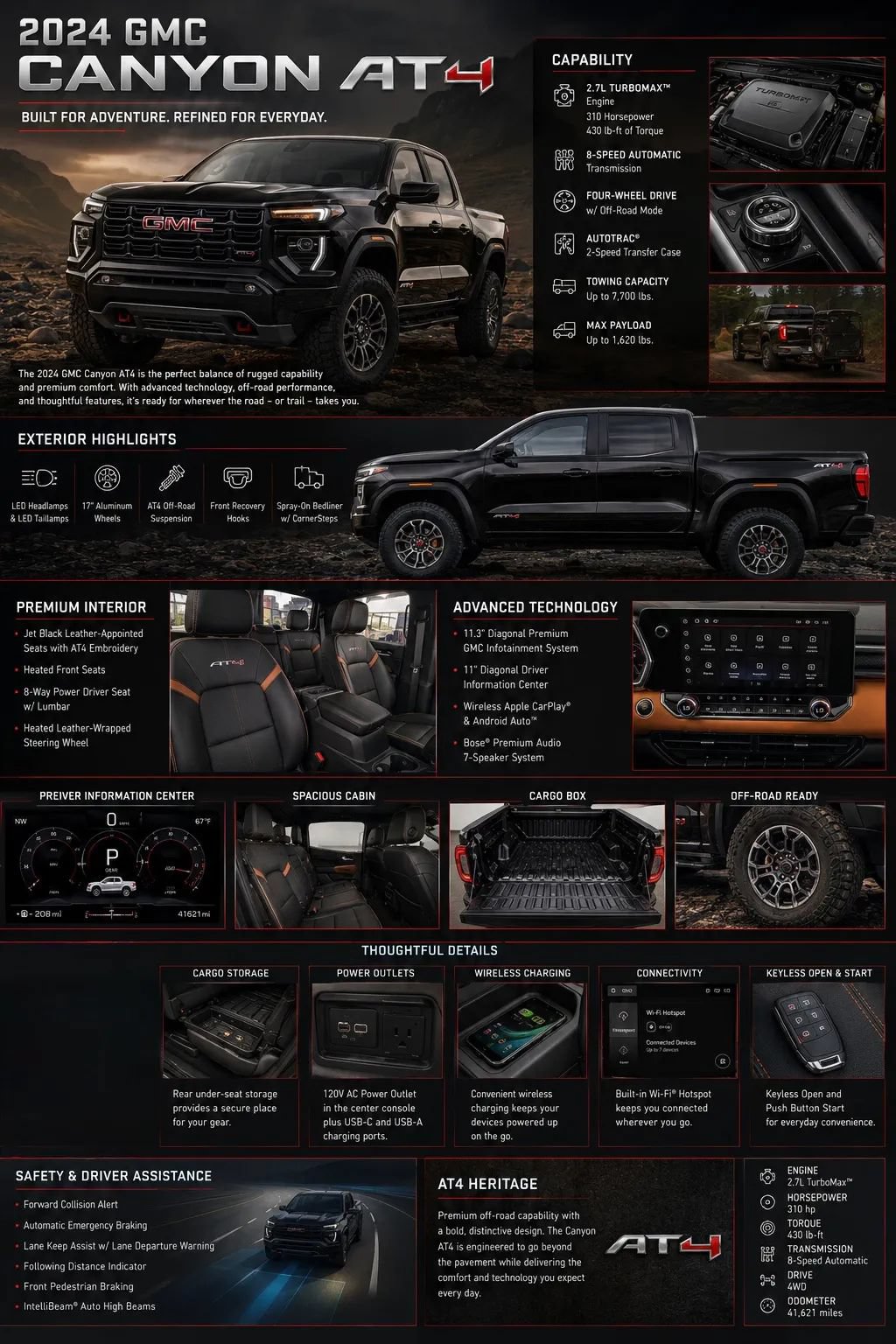 Used 2024 GMC Canyon AT4 AWD/4WD image 16