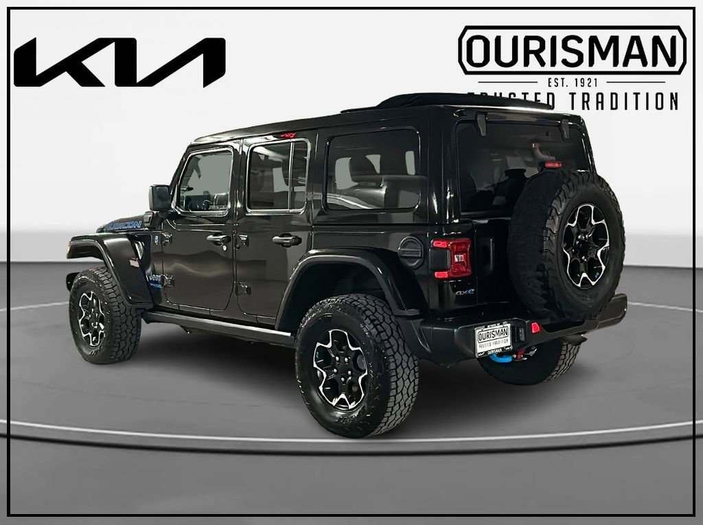 Used 2022 Jeep Wrangler Unlimited Rubicon 4xe w/ Cold Weather Group image 3