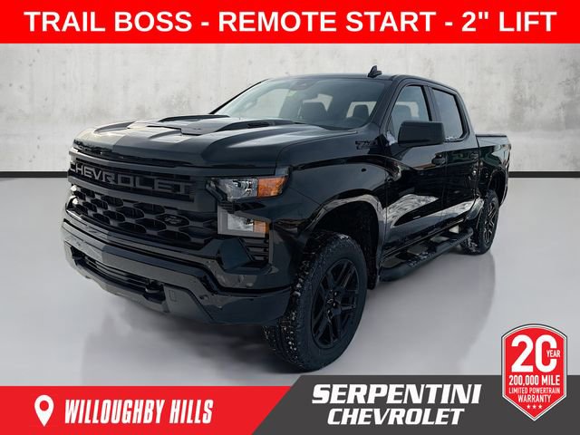 New 2026 Chevrolet Silverado 1500 Custom Trail Boss w/ Turbomax Blackout Package image 1