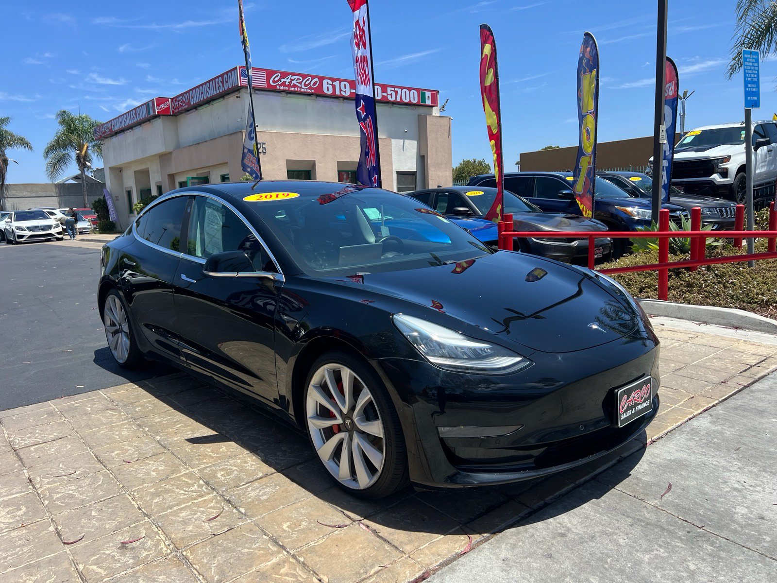 Used 2019 Tesla Model 3 Long Range AWD/4WD image 2