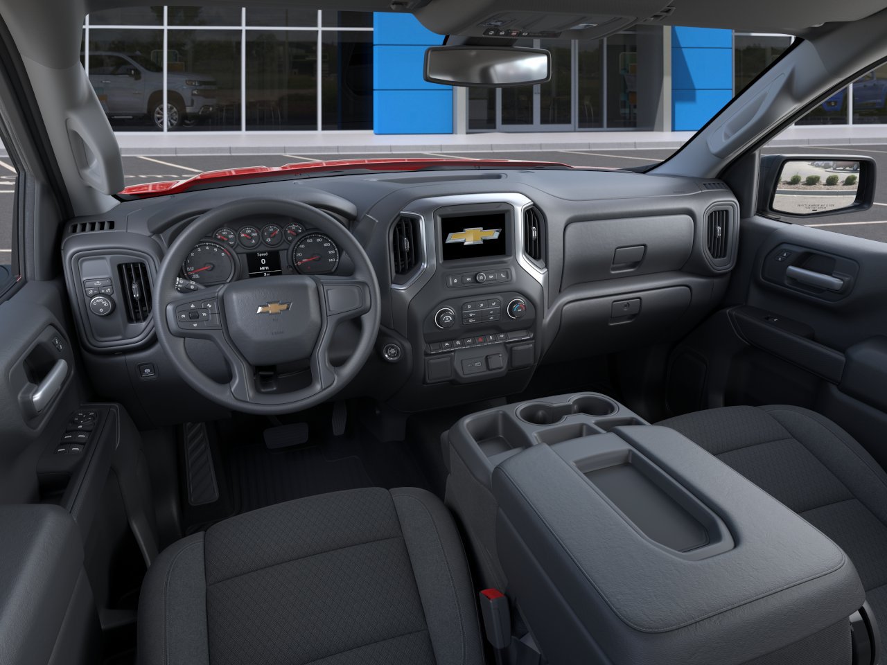 New 2026 Chevrolet Silverado 1500 Custom w/ Turbomax Blackout Package RWD image 39