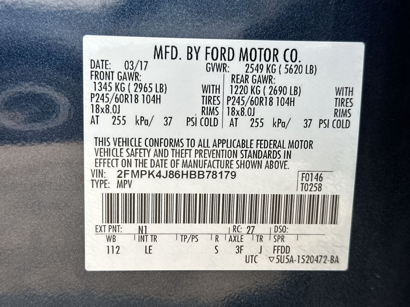 Used 2017 Ford Edge SEL w/ Equipment Group 201A AWD/4WD image 37