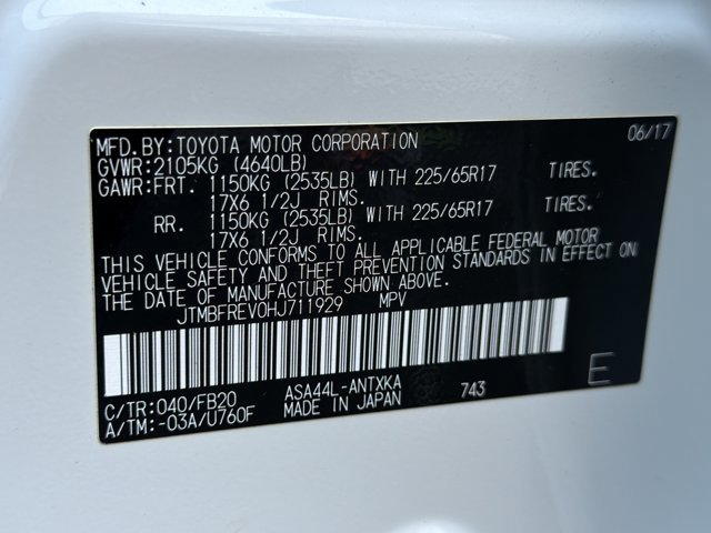 Used 2017 Toyota RAV4 LE w/ All Weather Liner Package image 26