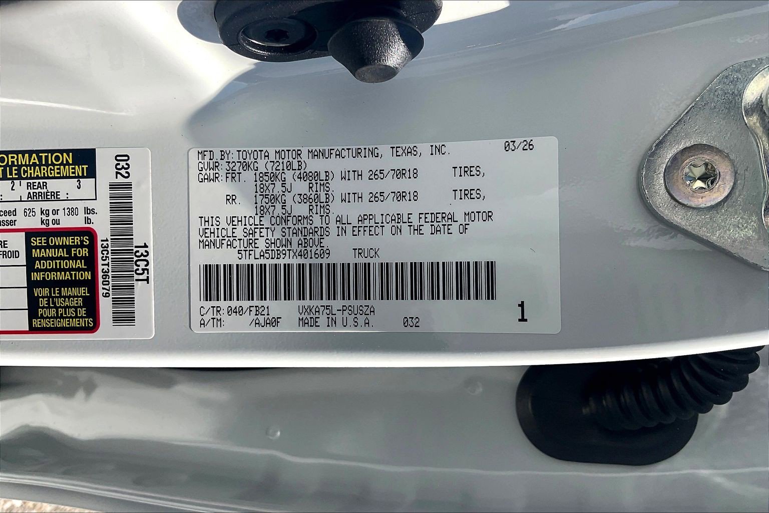 New 2026 Toyota Tundra SR5 AWD/4WD image 17