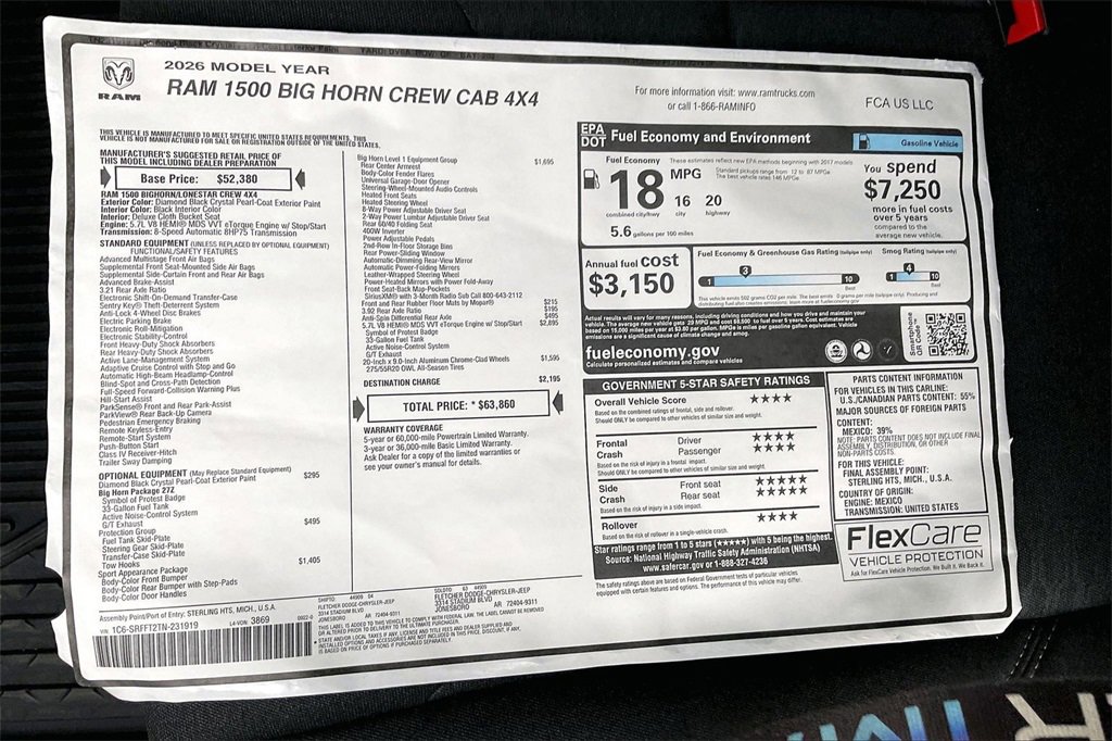 New 2026 RAM 1500 Big Horn image 14