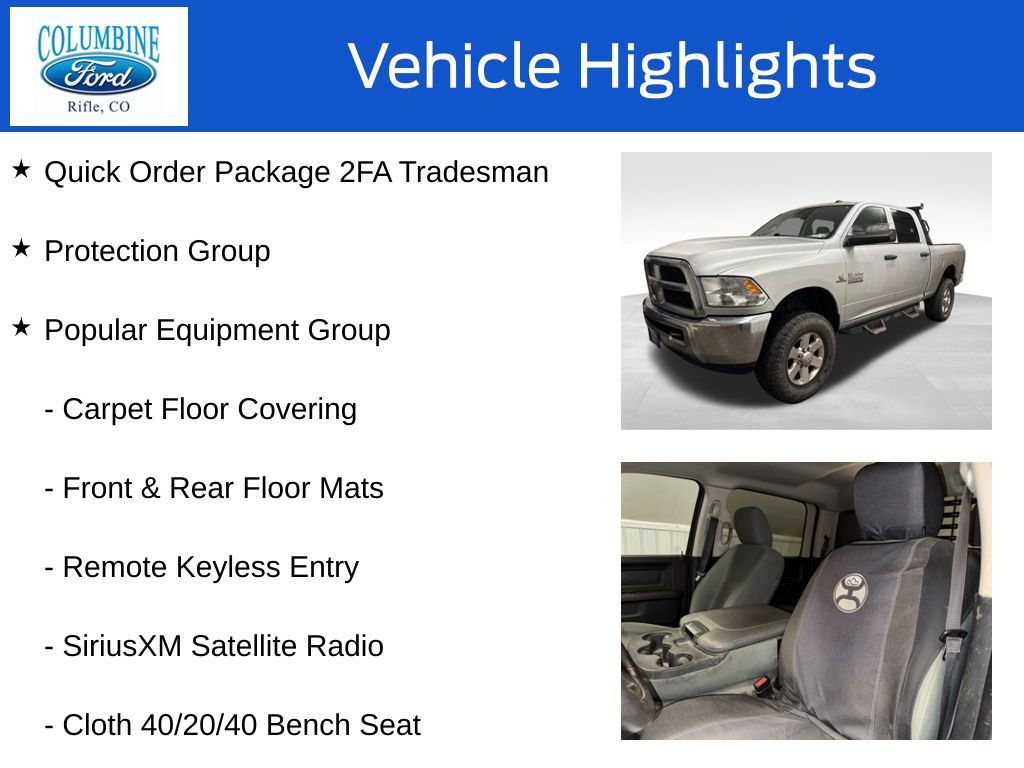 Used 2017 RAM 2500 Tradesman w/ Chrome Appearance Group image 4