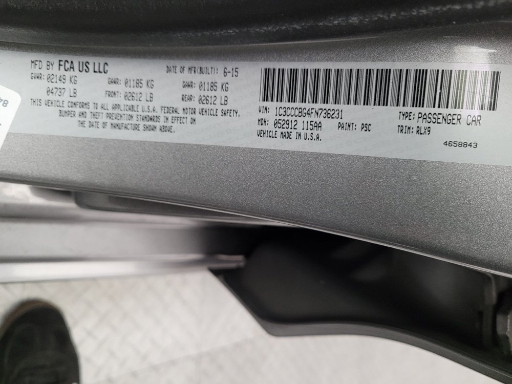 Used 2015 Chrysler 200 S w/ Navigation & Sound Group I FWD image 33