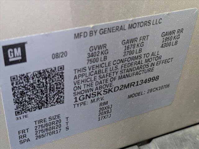 Used 2021 Chevrolet Tahoe Premier w/ Premium Package image 16