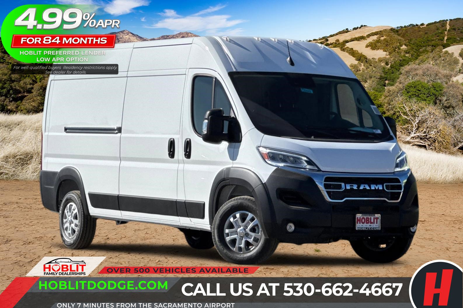 New 2026 RAM ProMaster 2500 w/ Quick Order Package 22G SLT image 1