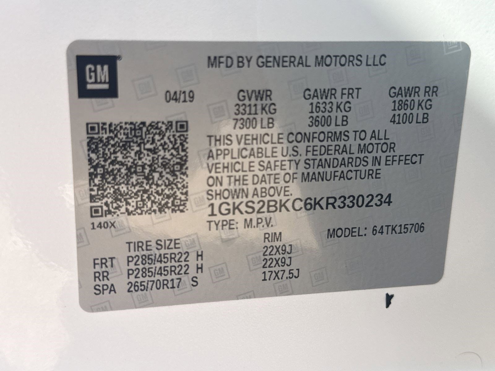 Used 2019 GMC Yukon SLT w/ Open Road Package image 27