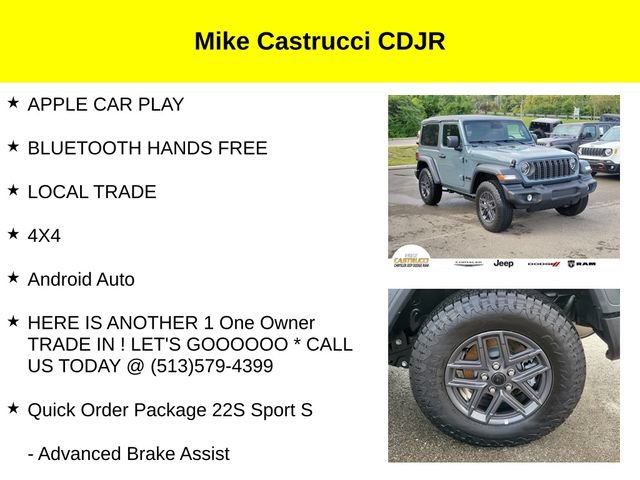 Certified 2026 Jeep Wrangler Sport AWD/4WD image 6