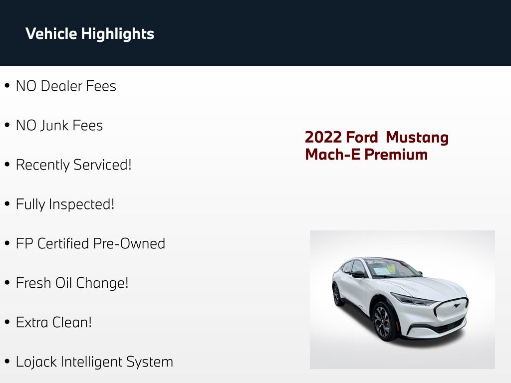 Used 2022 Ford Mustang Mach-E Premium RWD image 3