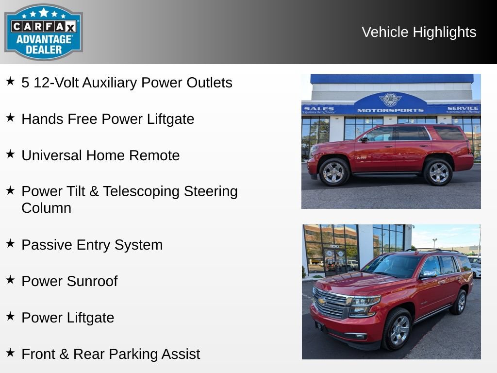 Used 2015 Chevrolet Tahoe LTZ AWD/4WD image 8