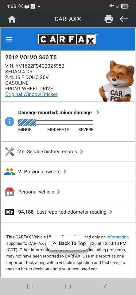 Used 2012 Volvo S60 T5 image 49