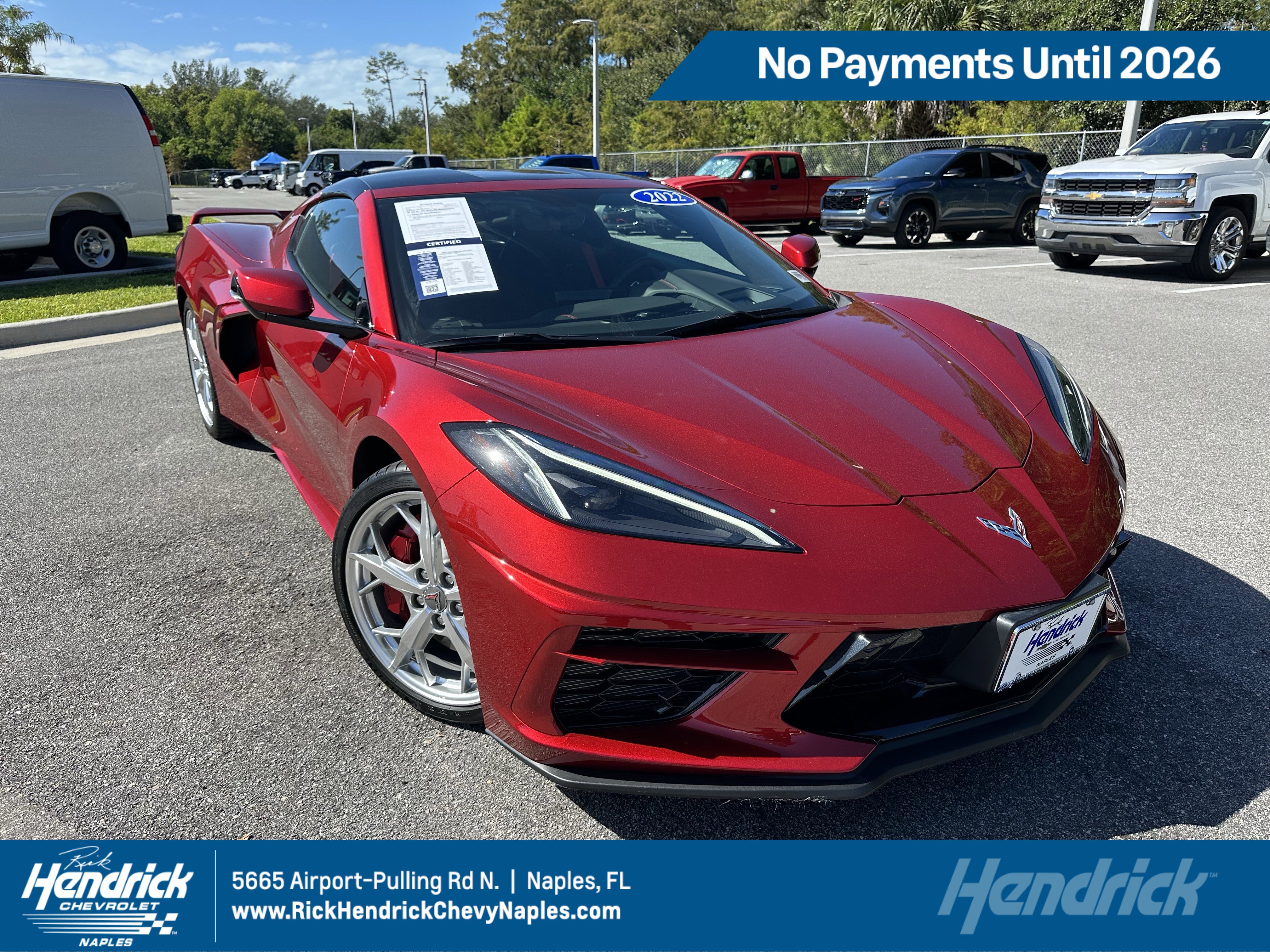 Certified 2022 Chevrolet Corvette Stingray Premium Cpe w/ Z51 Performance Package