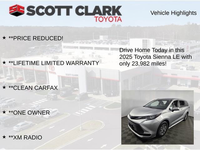 Used 2025 Toyota Sienna LE FWD image 12