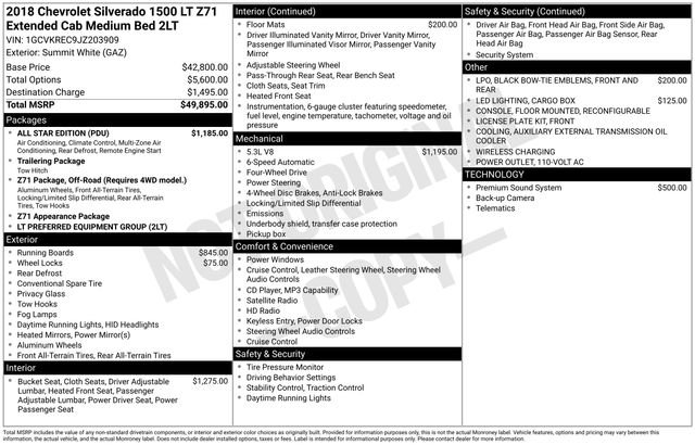 Used 2018 Chevrolet Silverado 1500 LT w/ All Star Edition image 4