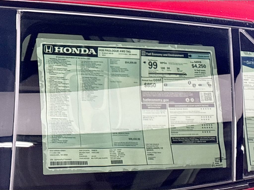 New 2026 Honda Prologue Touring image 25