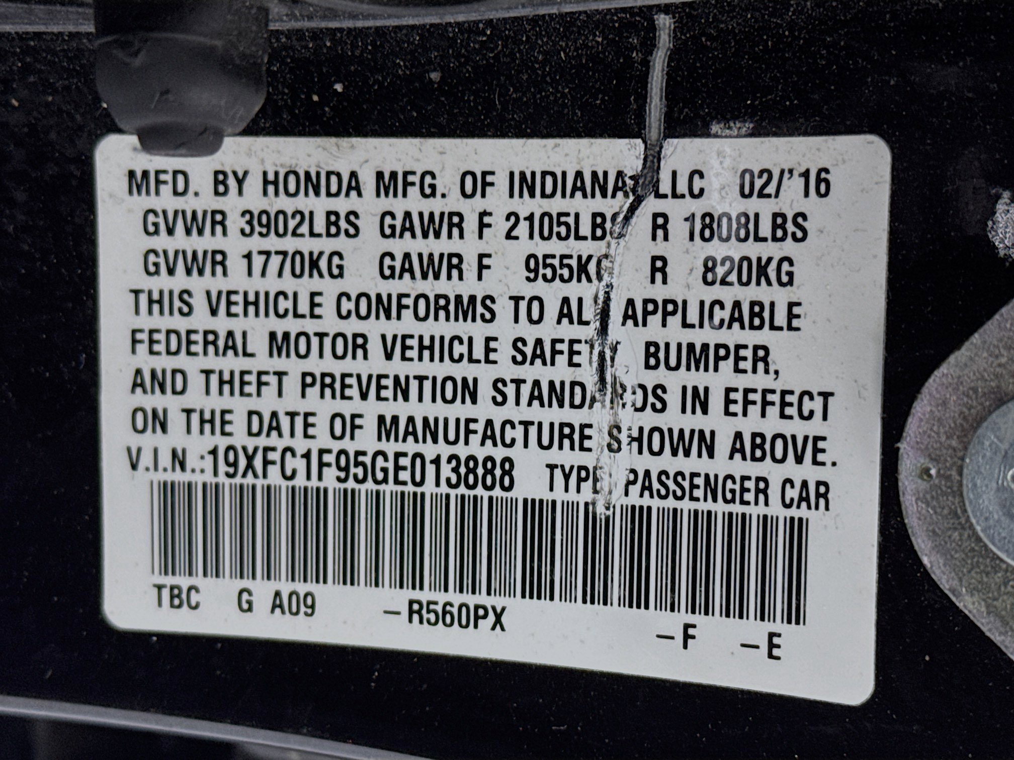 Used 2016 Honda Civic Touring image 32