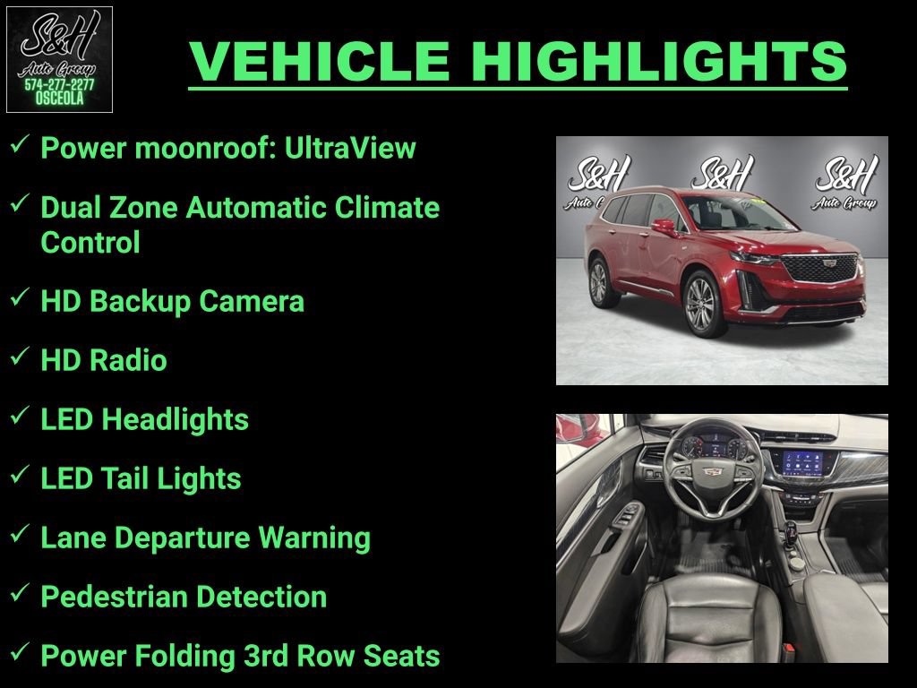 Used 2022 Cadillac XT6 Premium Luxury w/ LPO, Floor Liner Package AWD/4WD image 3