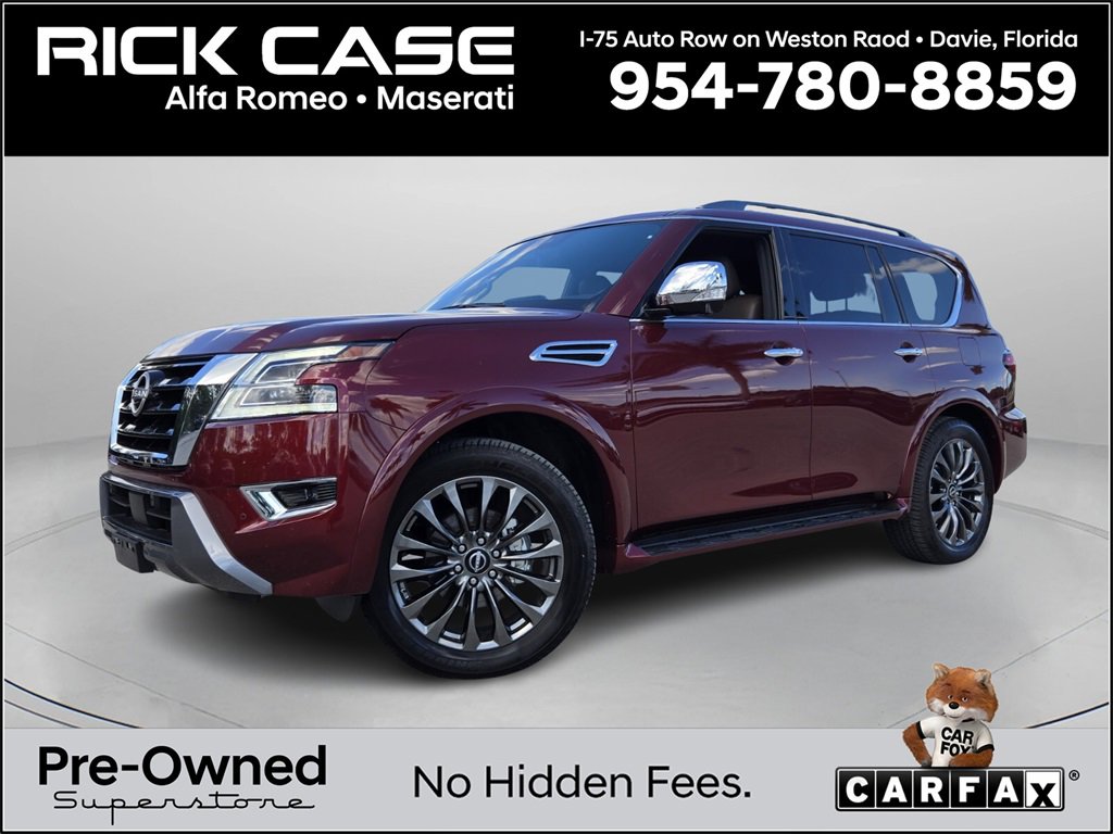 Used 2024 Nissan Armada Platinum w/ Captain's Chairs Package image 1