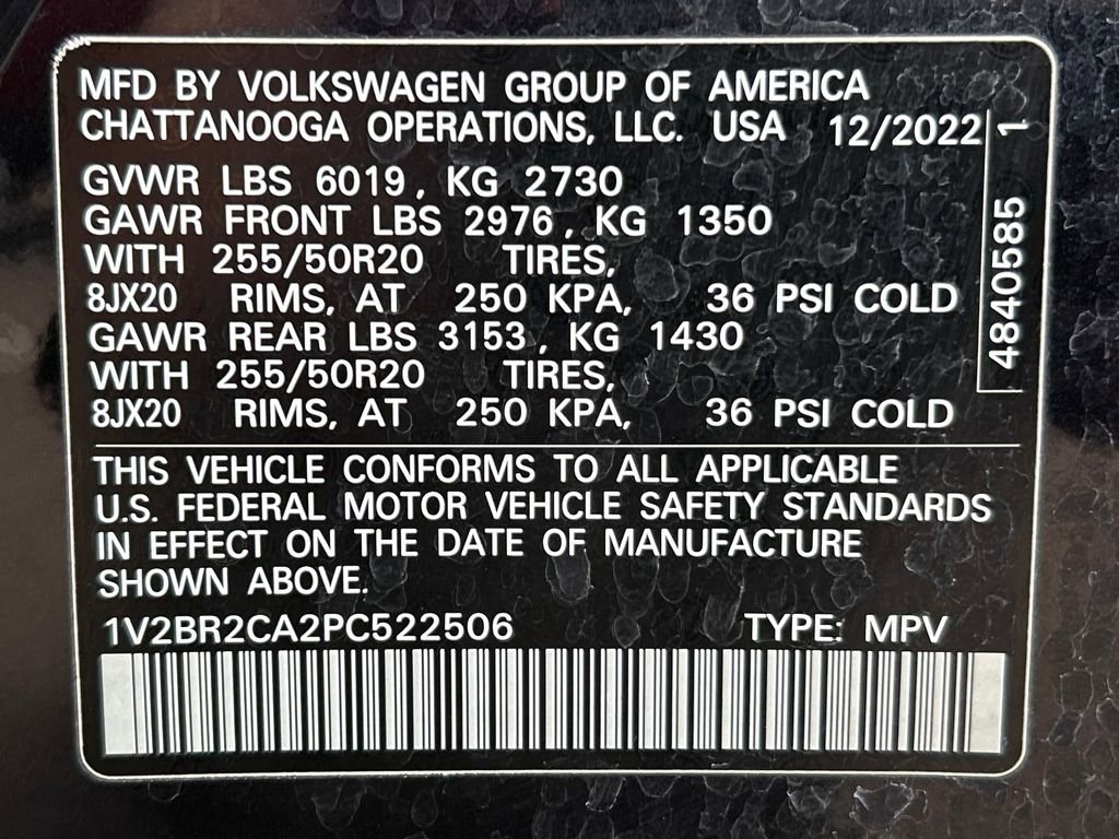 Used 2023 Volkswagen Atlas SEL image 37