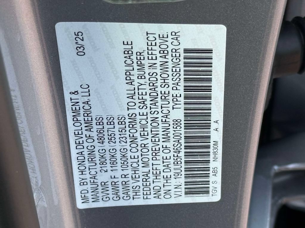 Certified 2025 Acura TLX w/ Technology Package FWD image 31