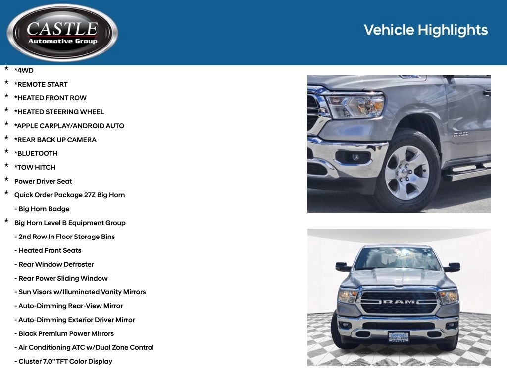 Used 2023 RAM 1500 Big Horn AWD/4WD image 3