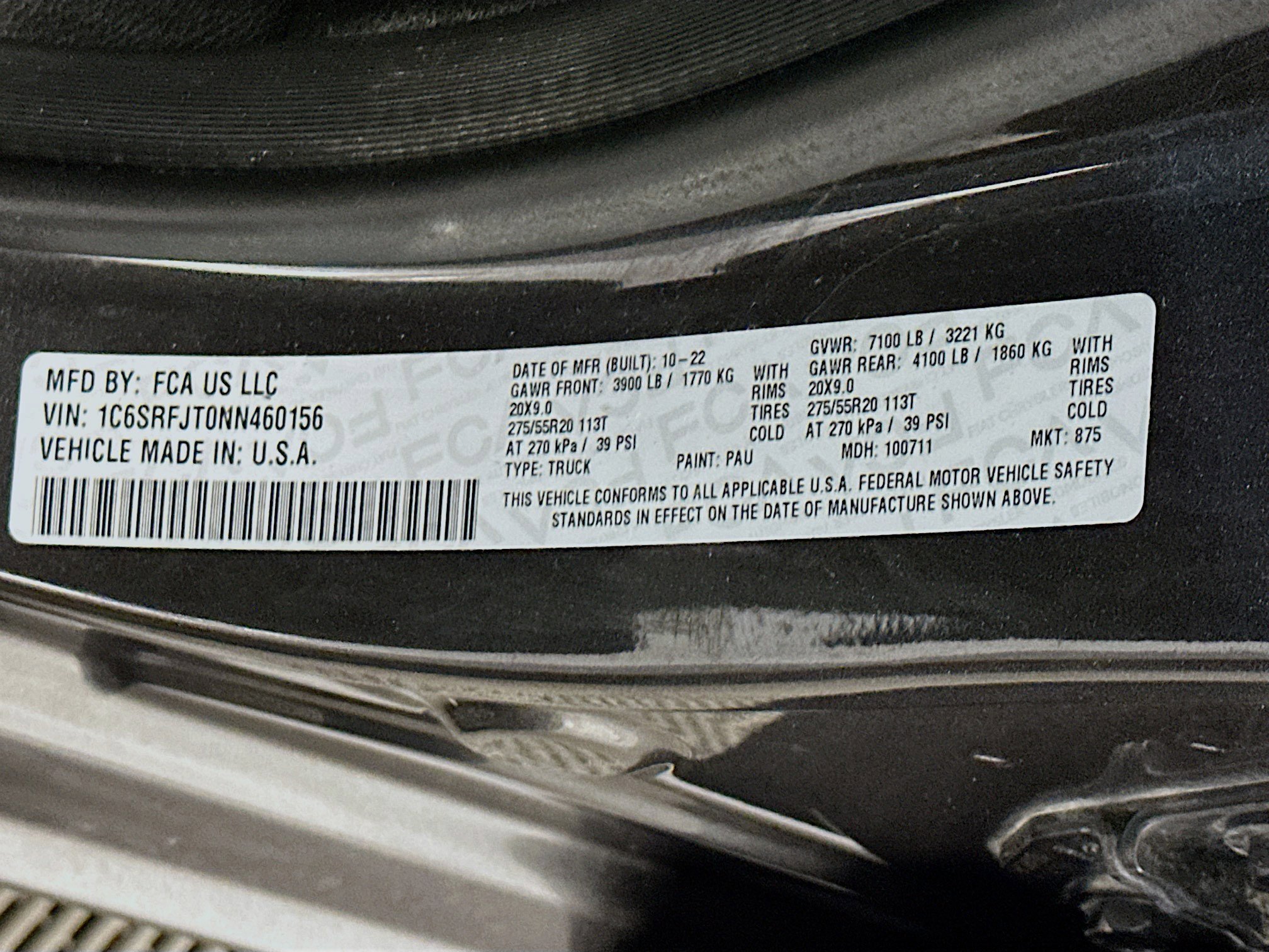 Used 2022 RAM 1500 Laramie w/ Sport Appearance Package image 12