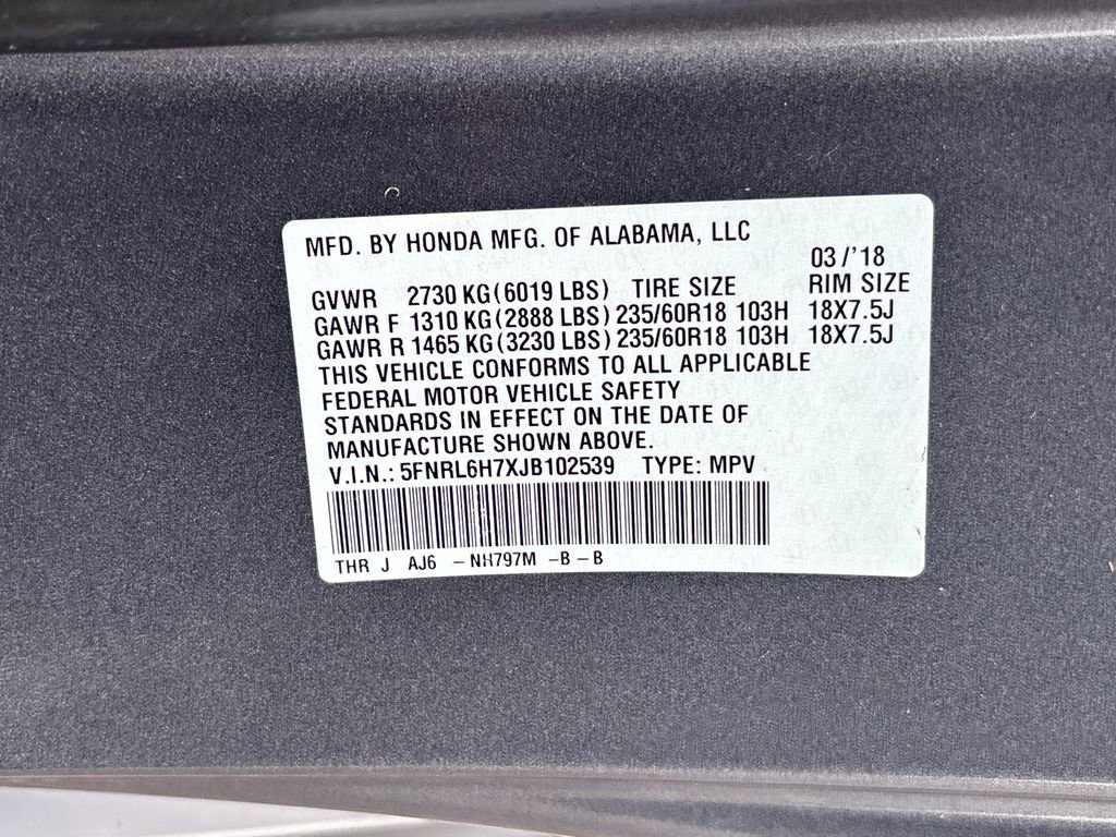 Used 2018 Honda Odyssey EX-L image 33