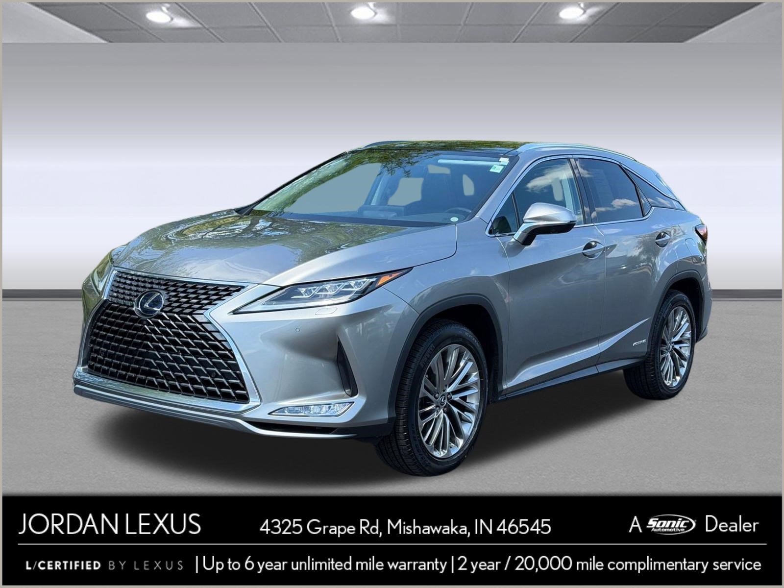 Certified 2021 Lexus RX 450h AWD w/ Luxury Package